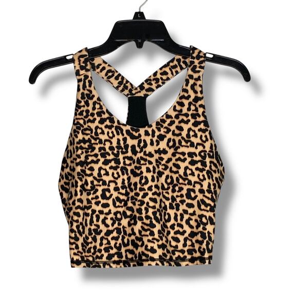 Kyodan Active leopard print crop top / sports bra - Picture 4 of 8